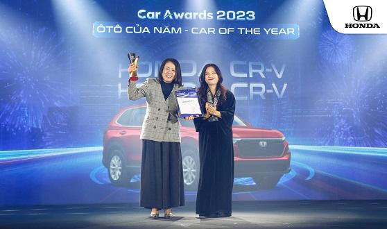 Honda CR-V vinh dự nhận Giải thưởng “Ô tô của năm”
